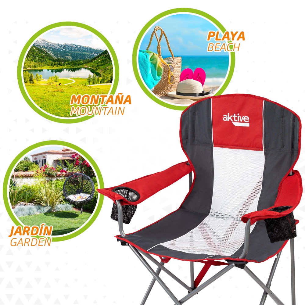 Mesas y sillas de camping plegables, ligeras y fáciles de transportar para  las escapadas de verano
