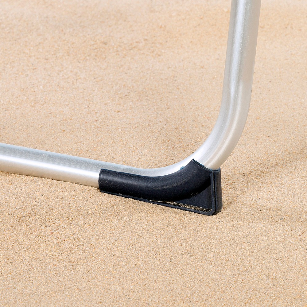 Silla tumbona plegable playa rayas