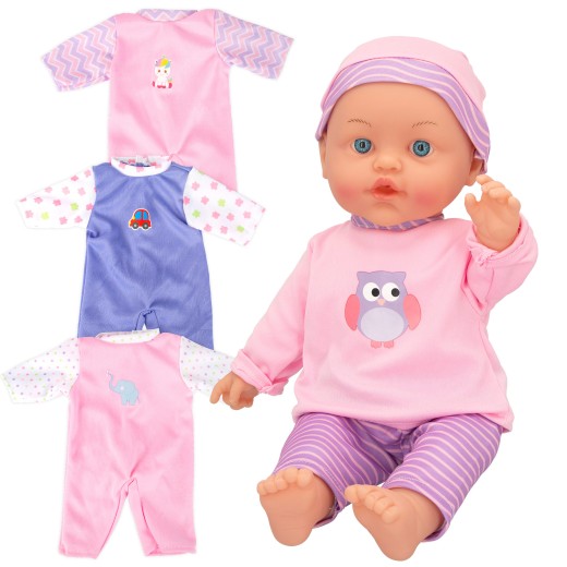 Separación variable Empírico Bebé blandito con ropa de Colorbaby's | Juguetes Online
